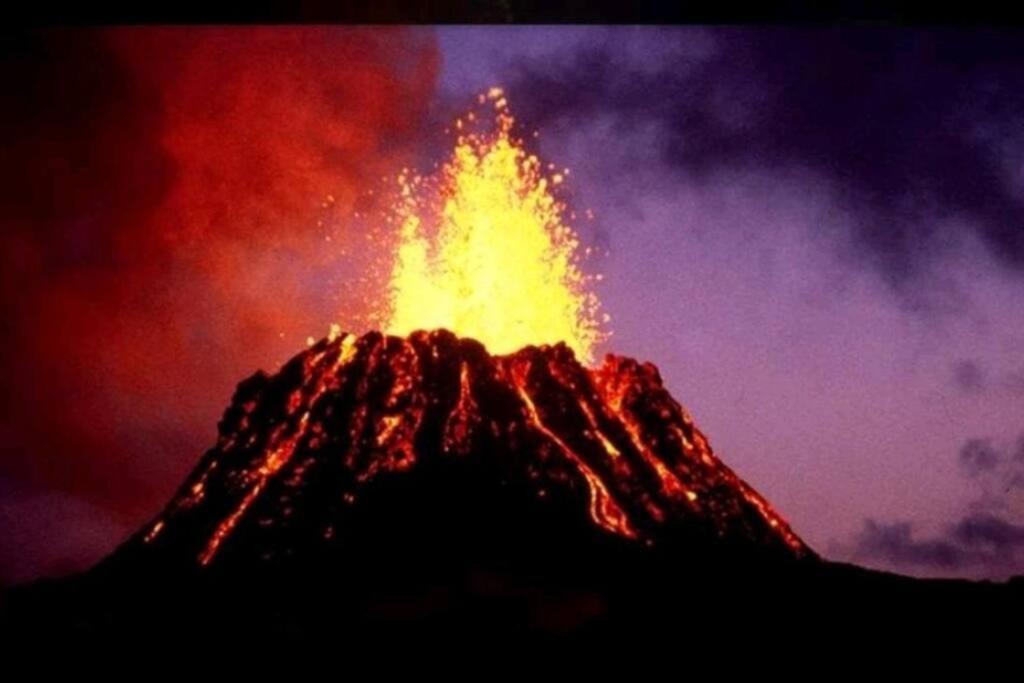 Ferienwohnung Kilauea Iki- Hale Kumu La'Au Volcano Exterior foto
