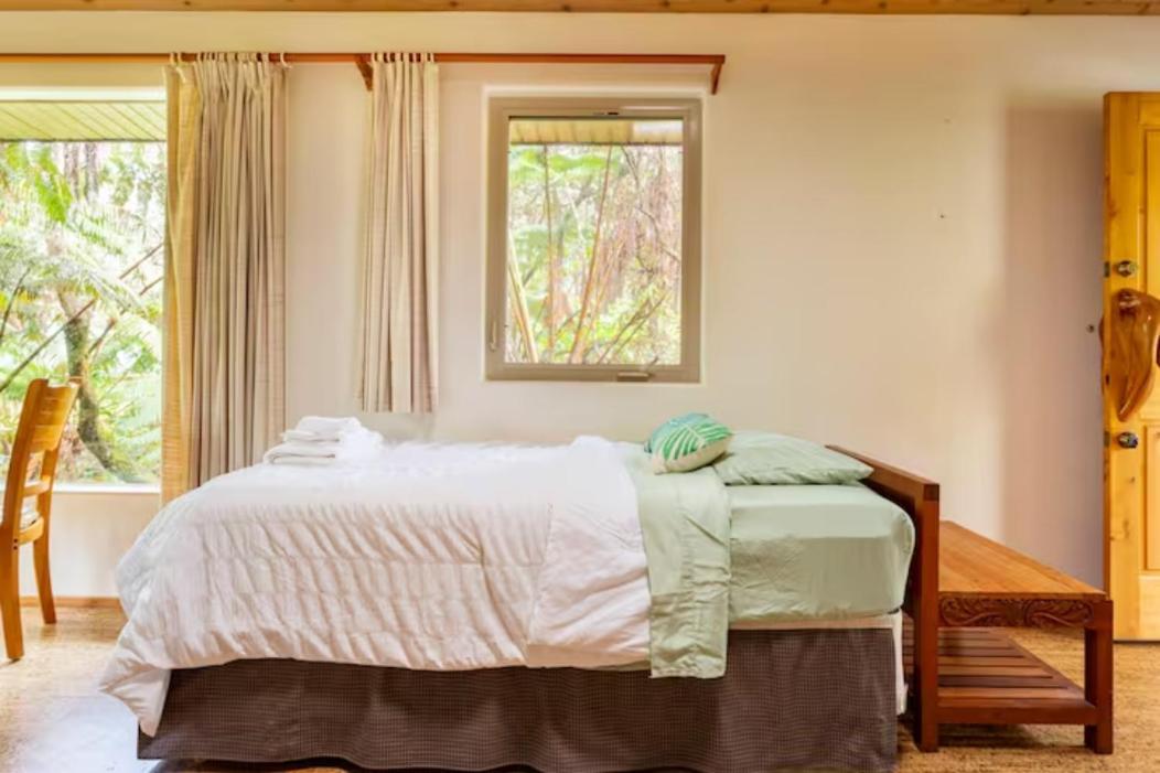 Ferienwohnung Kilauea Iki- Hale Kumu La'Au Volcano Exterior foto